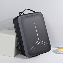 メンズバックパック、ダブルショルダーバッグ、ハードシェル、16inchインチノートパソコン、スクールバッグ、ビジネス出張、トラベルバッグ、エアクッションストラップ