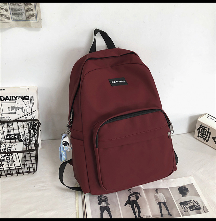 Schoolbag Korean Version Of The Large-capacity Travel Simple Backpack New Fashion Student Backpack display picture 31