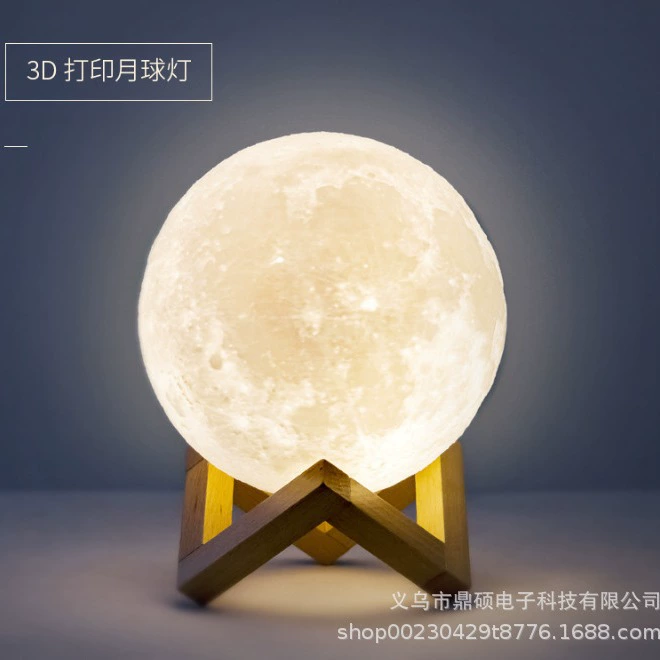 Луна, ночная подсветка, ракетка, лампа, Amazon, 3D, пульт