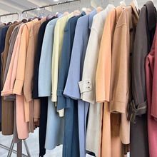 深圳南油秋冬新款设计感双面羊绒大衣韩版羊毛外套女装批发货源