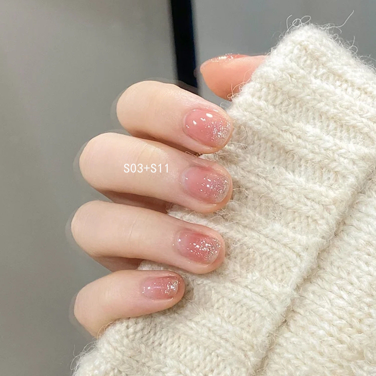 A base de agua de hielo blanco transparente desnudo esmalte de uñas hembra libre de horneado pelable sin lágrimas de secado rápido inodoro estudiante manicura traje