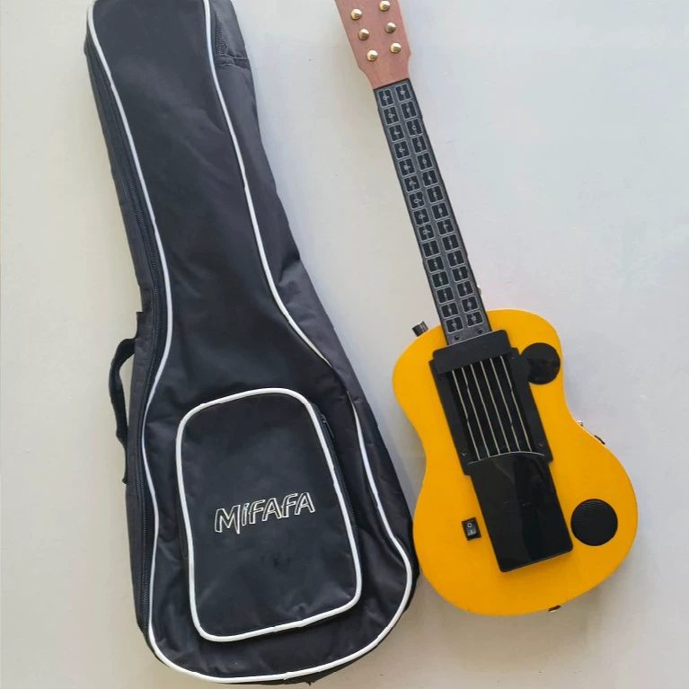 Electronic ukulele with a score, digital musical instruments, guitar