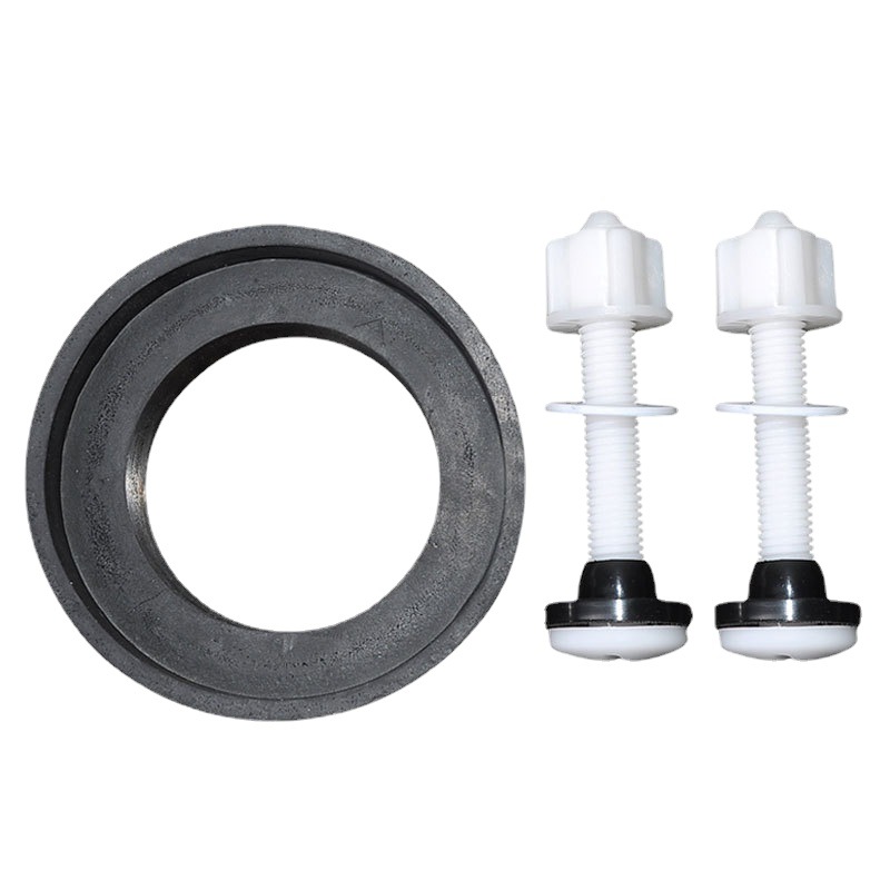 Antiguo tanque de agua de inodoro dividido anillo de sello de tornillo fijo almohadilla interior anillo de goma perno Accesorios de instalación de inodoro