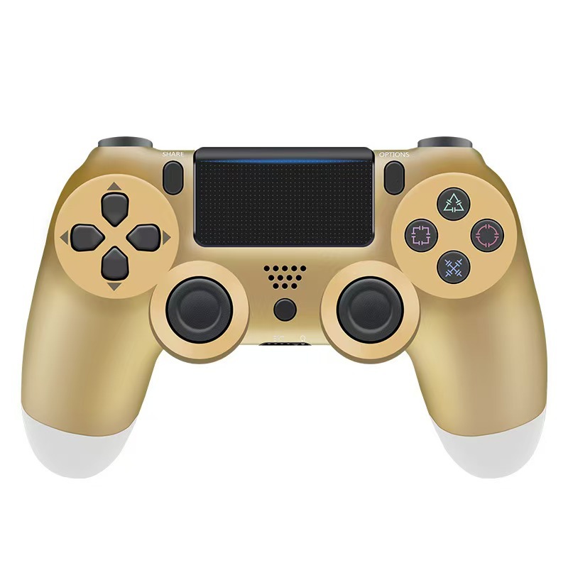 Mango P4 personalizado de fábrica estilo explosivo transfronterizo inalámbrico Bluetooth gamepad PC computadora vibración de seis ejes con luz