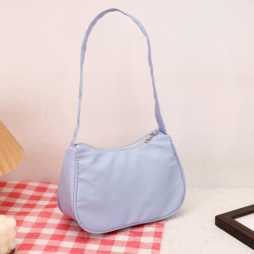 Personalized Niche Women's Single Strap Bag 2024 New Arrival Simple and Fresh Underarm Bag Simple Crescent Bag Women's Crossbody Bag