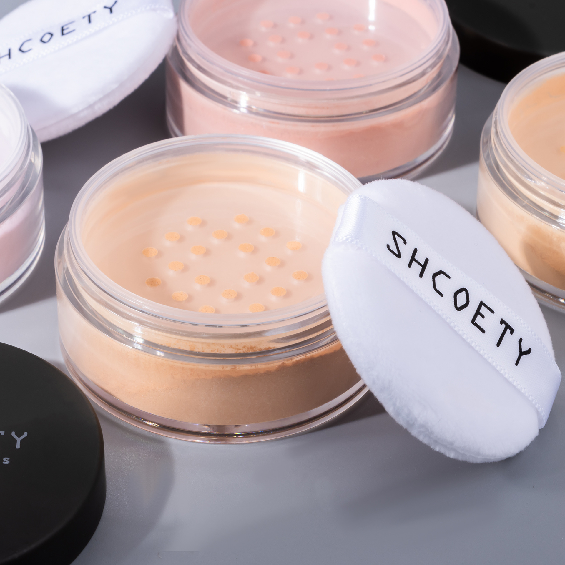 SHCOETY Pearl Light Powder is waterproof, sweat-proof, non-smudging, concealing loose powder, fine flash, contouring and setting powder, cross-border makeup undefined