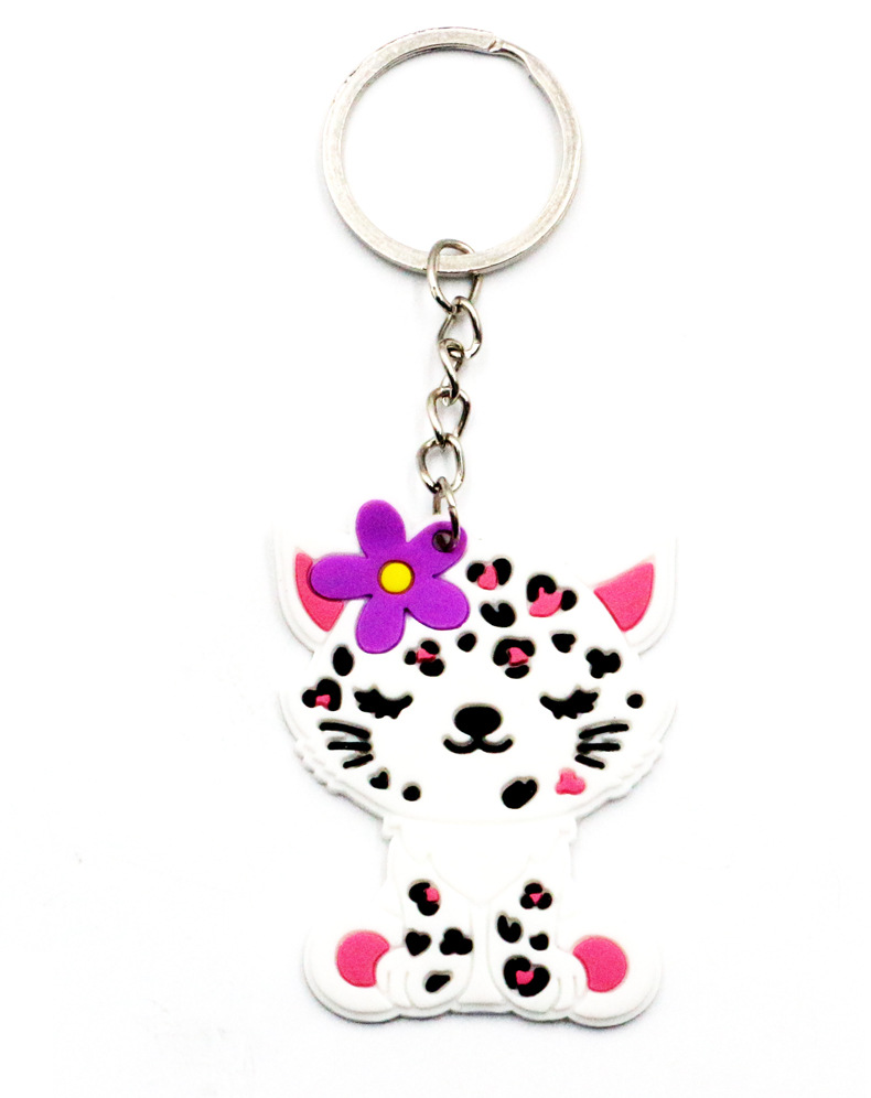 Cartoon Style Animal PVC Unisex Bag Pendant Keychain display picture 5