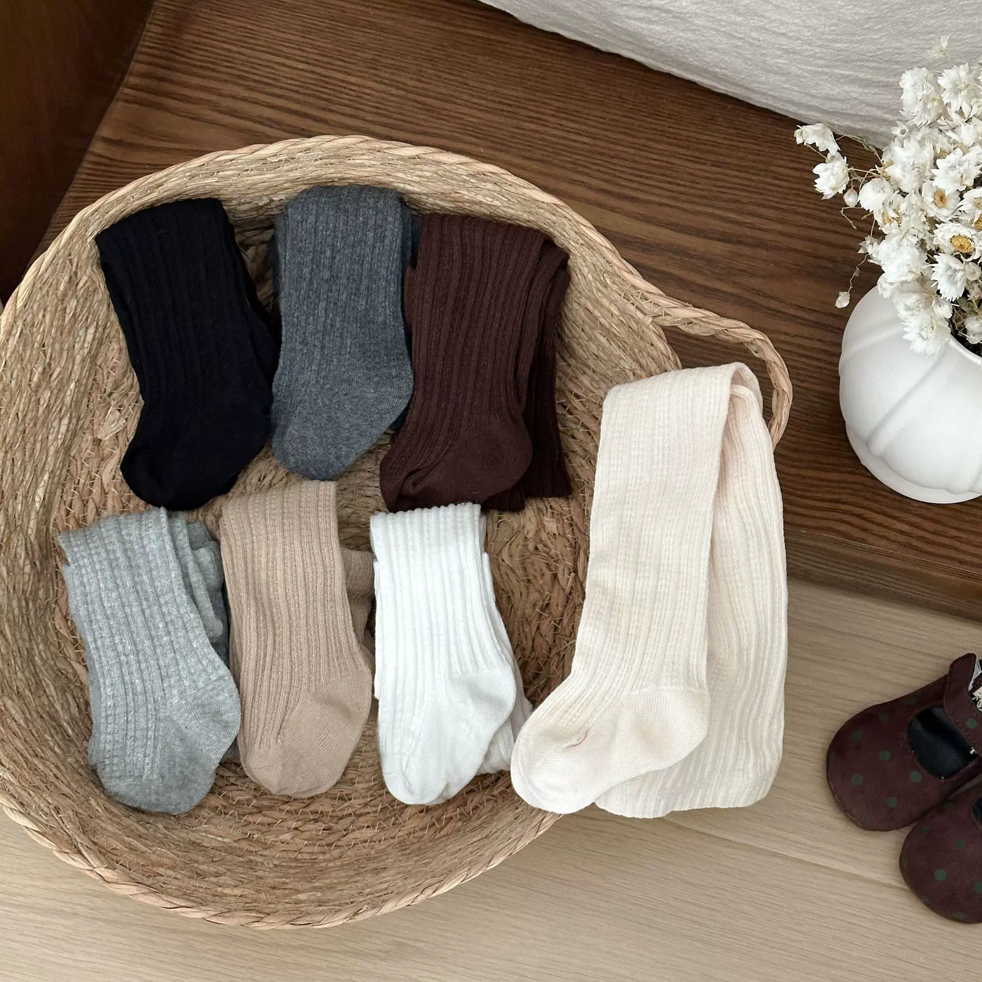 【打底裤袜】潮娃萌宝百搭袜子婴儿棉质连裤袜宝宝春秋女童袜舒适