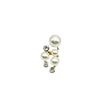 Ring from pearl, beads, jewelry, European style, light luxury style, on index finger, internet celebrity