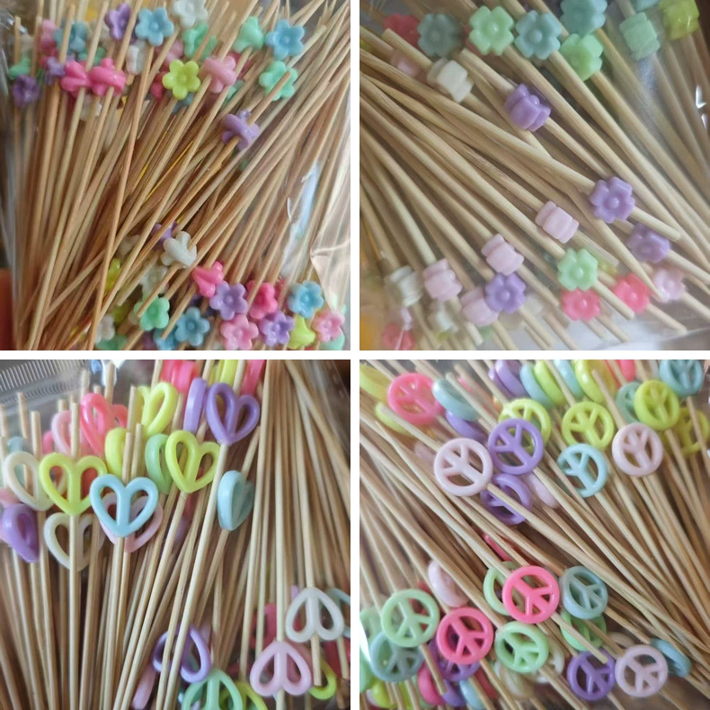 Креативный фруктовый знак Гамбургер Суши Коктейль Украшение Карта Холодное искусство Блюда Блюдо Украшения Кемпинг Банкет Посуда