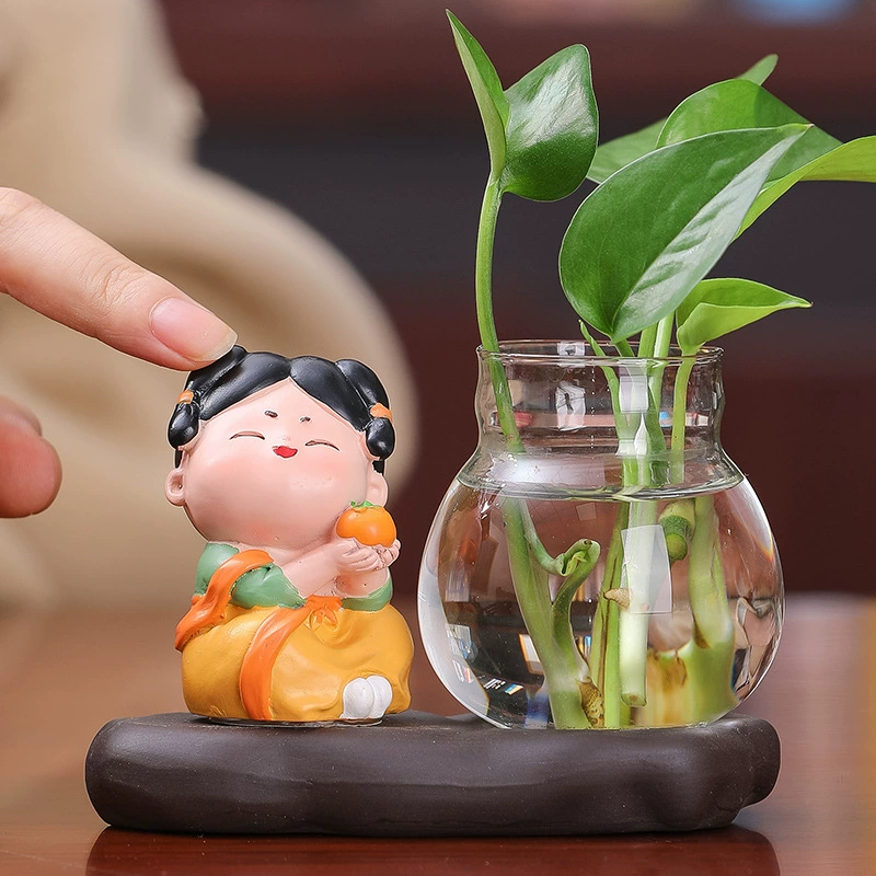 Интернет-знаменитости домашние украшения креативные офисные настольные украшения милые леди Тан Гидропонные растения ювелирные украшения в бутылках