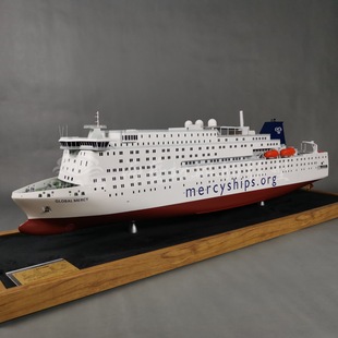 100cm Hospital Ship Model Enterprise Customized Medical Ship Ship Model Company Ornaments Haiyifang Artificial Ship Model Factory