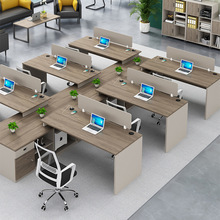 屏风办公桌隔断文员桌子办公室写字楼办公桌椅组合职员卡座A803