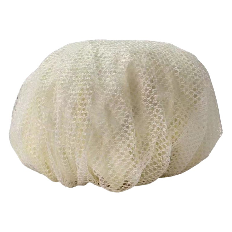 Cross-Border Shower Cap for Women, Waterproof, Double-Layer Shower Cap, Elastic, Cute Bow, Large Head Circumference, Elastic Shower Cap Wholesale