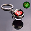 Glossy keychain heart shaped, pendant for beloved, accessory