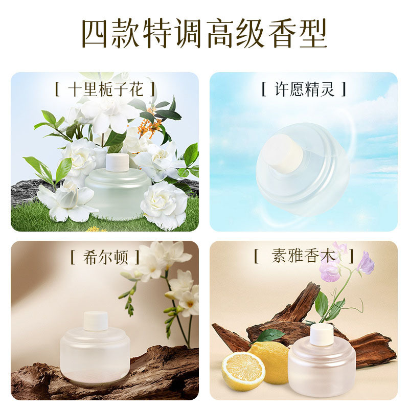 新しいミニアロマセラピーマシン、自動芳香噴霧器、ホテル用ディフューザー、フレッシュで消臭効果のある家庭用フレグランスマシン、シンプルな充電式モデル|undefined