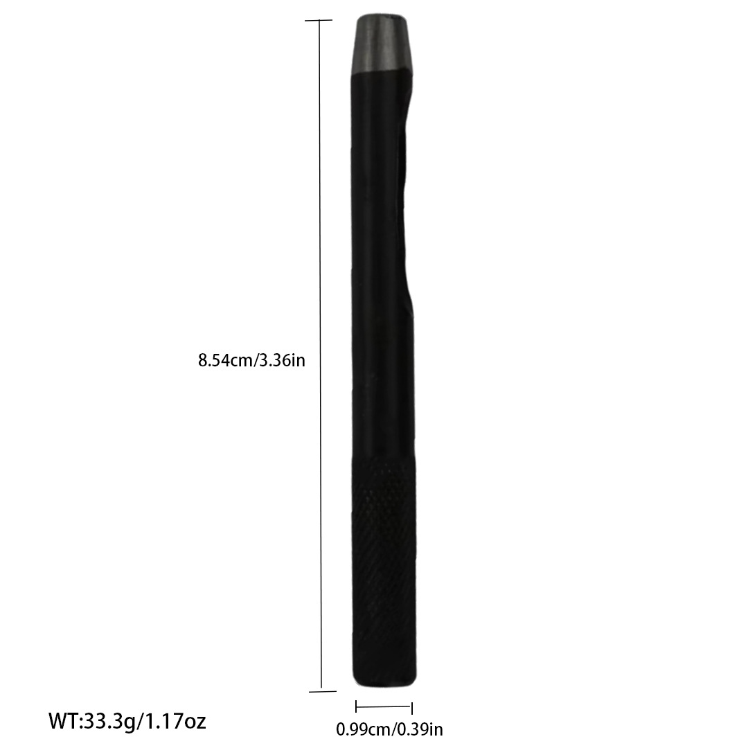 Cinturón negro de perforación manual de trabajo de cuero herramienta de perforación alemán punzonadora punzonado redondo punzonado suministro directo de fábrica