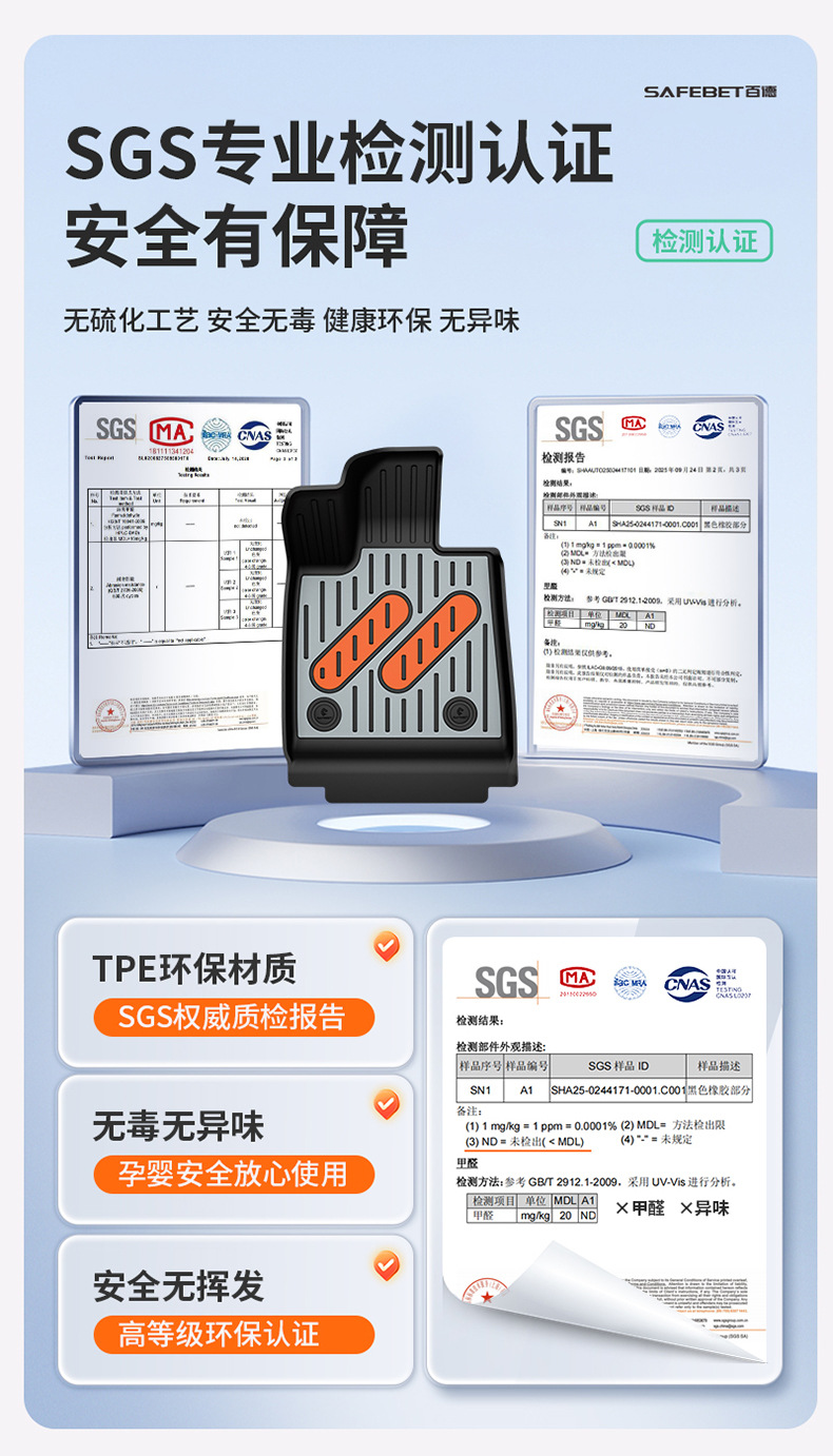 Suitable for Zhiji Ls9 Ls8 Ls6 L6 Special Vehicles, Colorful Tpe Car Floor Mats and Trunk Mats