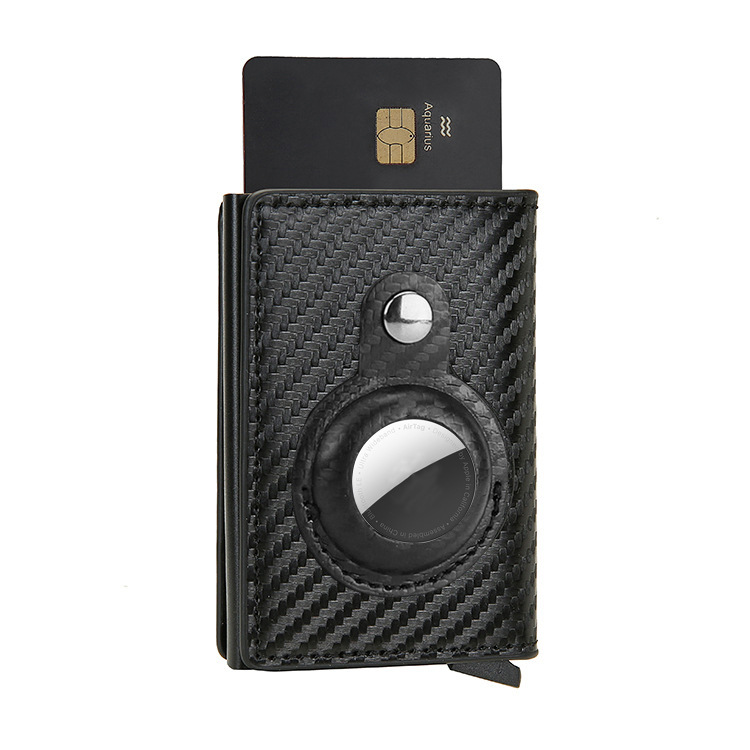 Cartera Rfid Apple airtag tarjetero cartera cartera para hombre y mujer cartera Air Tag para hombre