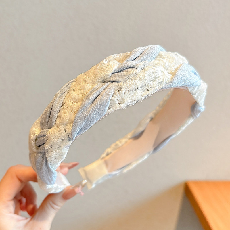 Diadema alta para mujer, nueva colección 2026, accesorio para el cabello estilo Chanel francés, elegante banda ancha para el cabello.