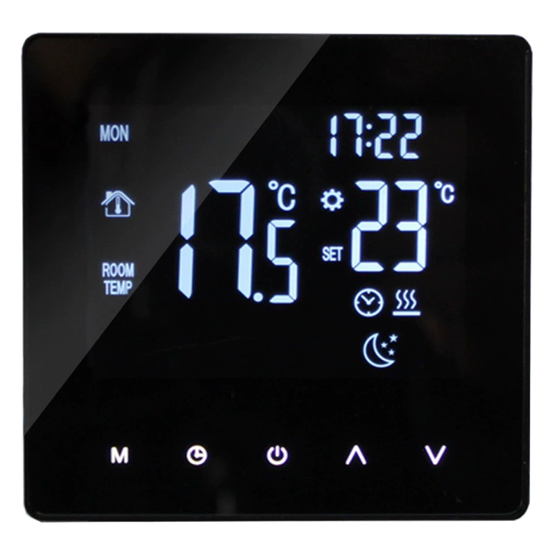 Фабрика прямые поставки граффити смартфон WiFi удаленный термостат LCD сенсорный переключатель теплого пола