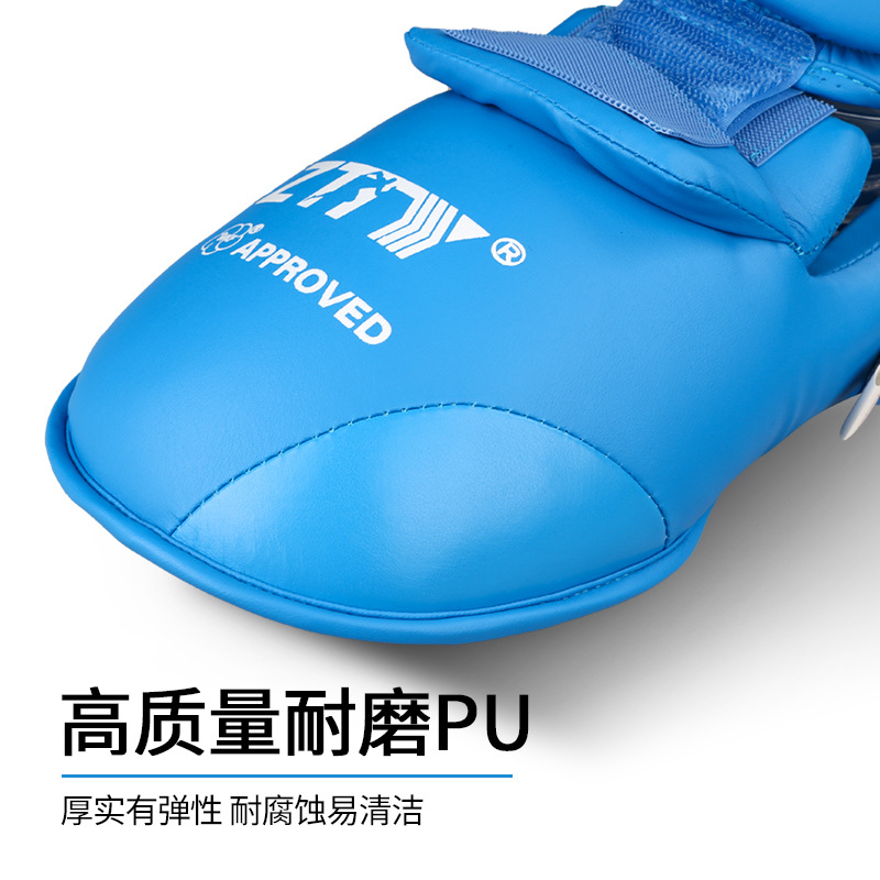 ZTTY karate protector de pierna de una pieza protector de pierna multi-funcional desmontable karate protector de la espina protector de empeñe protector de pierna al por mayor