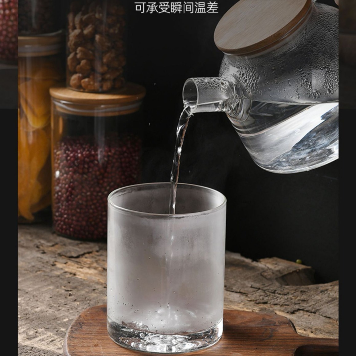 Latas selladas para el hogar, botellas de vidrio, latas de almacenamiento, latas de té, cajas de almacenamiento de alimentos, granos integrales, latas de almacenamiento de granos de café