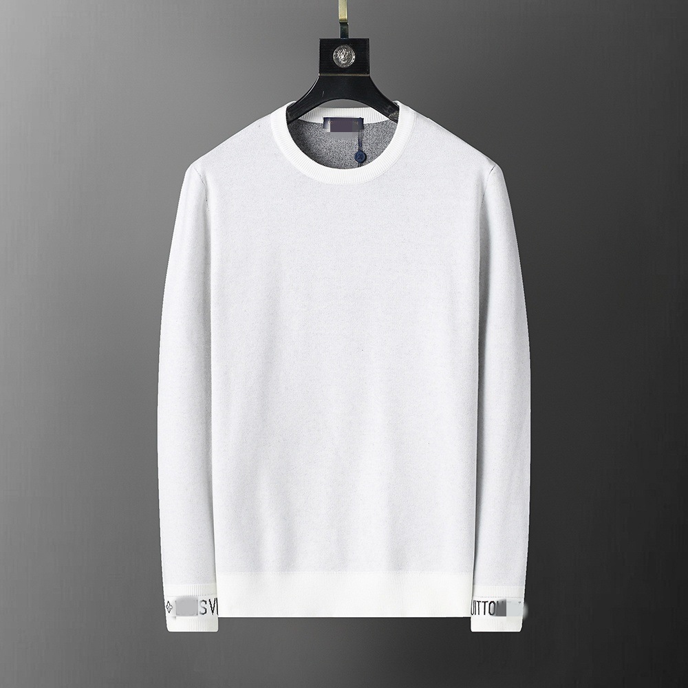 Cross-border 2025 knitted cardigan pullover sweater long-sleeved elegant men's style, dropshipping available, pure wool.