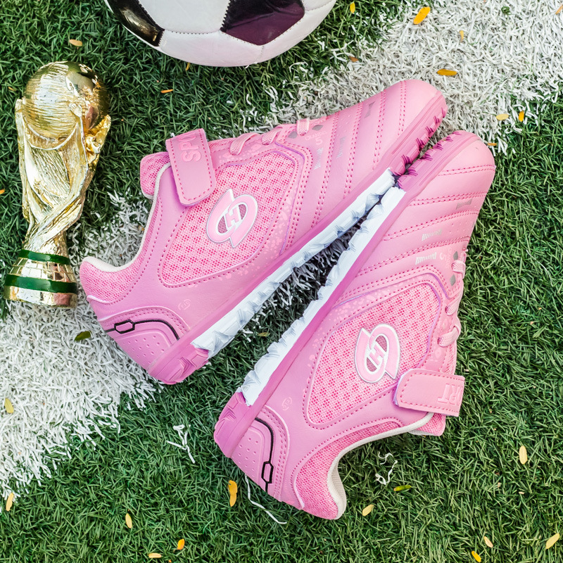 Spot zapatos de fútbol, tachuelas largas para hombres y mujeres, zapatos deportivos de talla grande antideslizantes, zapatos de entrenamiento para adultos de moda de absorción de impactos transpirables