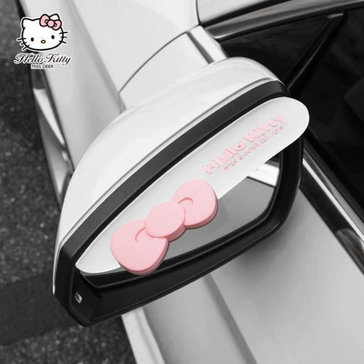 Directly Supplied from Kt Manufacturer, Car Rearview Mirror Rain Shield, Cartoon Cute Rain Shield for Car Windows, Reflective Mirror Rain Protection, Rain and Sun Shield (Rain shield) - kt-rain-guards-clear-pair