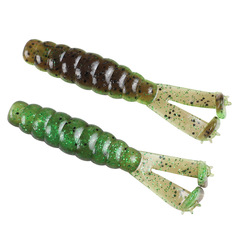 Lure TPR Super Stretch 6 Pieces 7cm 3.1g Soft Bait Handmade Fish Lure Artificial Bait T Tail Plus