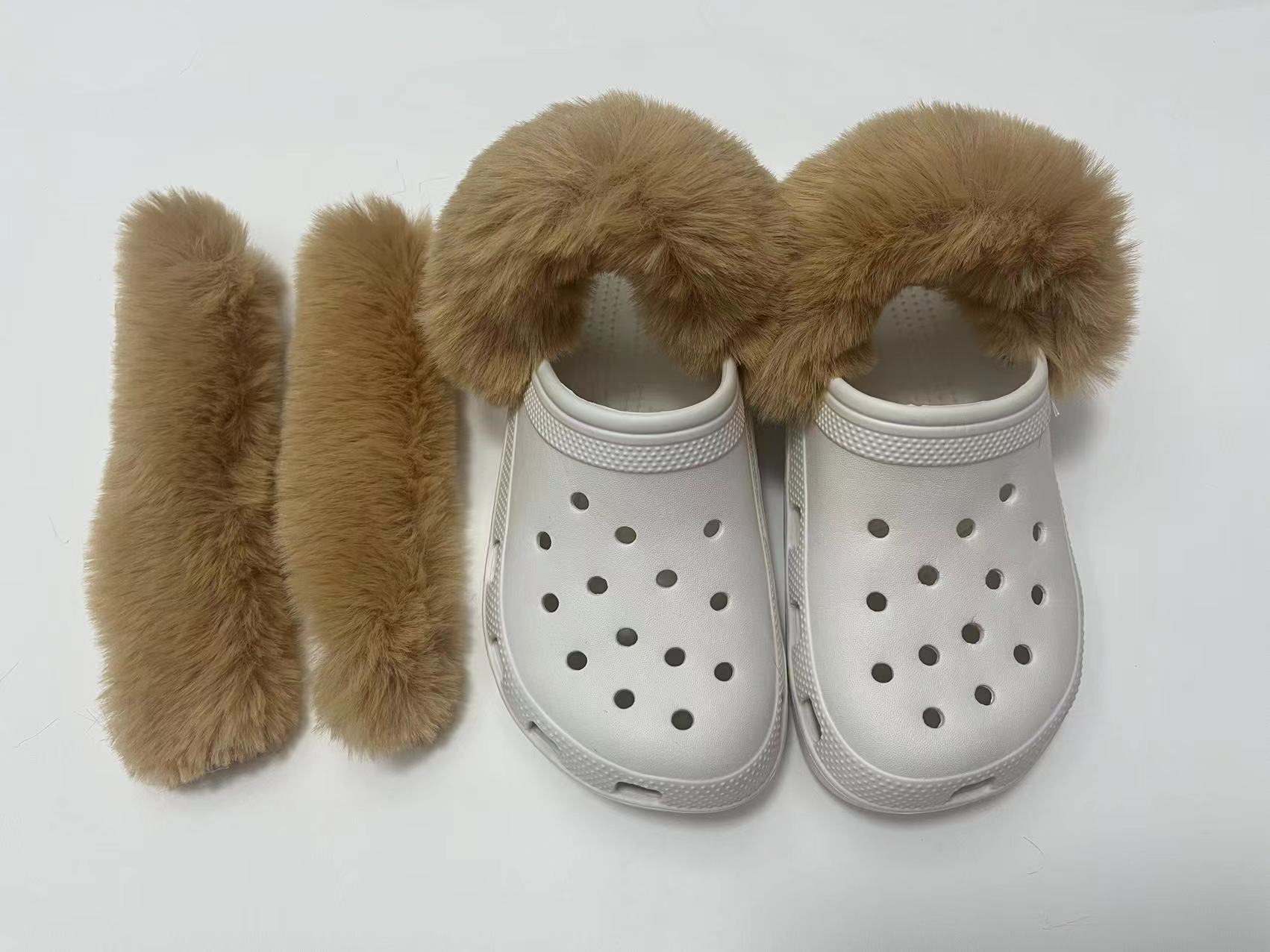 Forro de zapatos con agujeros más forro de terciopelo para hombres y mujeres