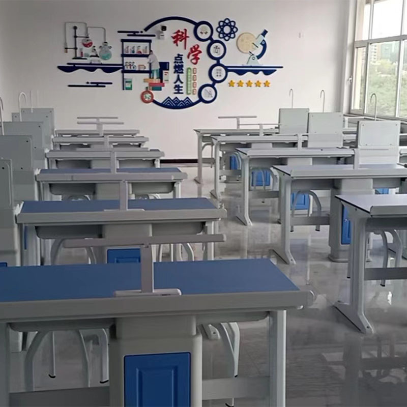 Middle and high school biological observation microscope laboratory equipment student test console physical and chemical ceramic plate desktop 3