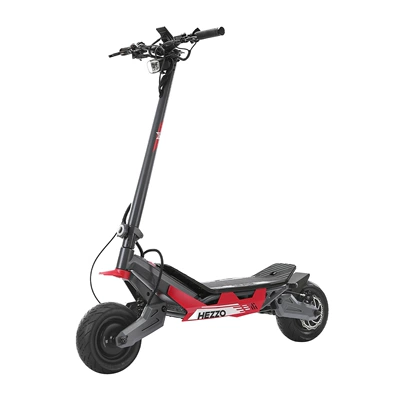 electric off-road scooter, featuring dual motors, high: Qatlanan elektrik skuterlər