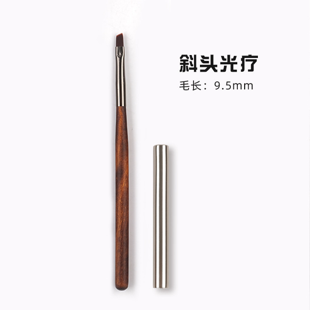 日本式の檀木のネイルブラシの線引きの筆はぼかしてグラデーションを掃きます。|undefined