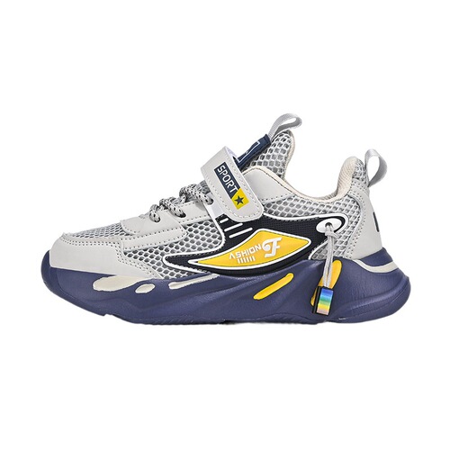 Boys' Shoes Summer Single Mesh Breathable Medium and Large Children Lightweight Mesh Shoes Spring and Autumn Children's Sports Shoes