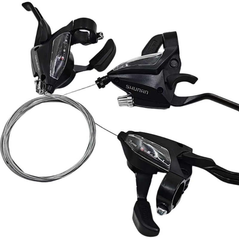 Shunan EF500-21-24 speed link finger dial 7-speed 8-speed brake handle mountain bike speed change handle brake handle accessories Shunan EF500-21-24 speed link finger dial 7-speed 8-speed brake handle mountain bike speed change handle brake handle accessories
