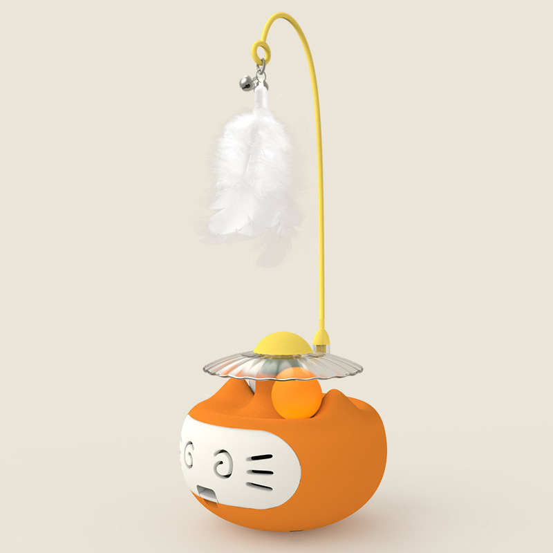 업그레이드된 발광 모델 - 고양이 얼굴 오렌지색