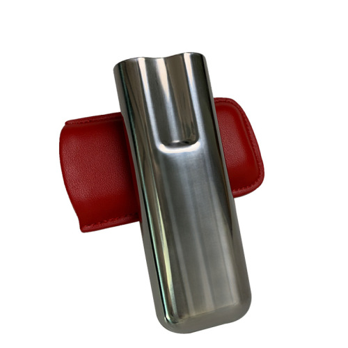 Portable cigar case, stainless steel hardware tube cigar box, cigar set, cigarette holder