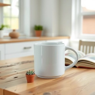Blank solid color mug set LOGO simple hotel advertising companion gift cup ceramic cup printing wholesale