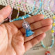 Cute Cartoon Children's Glitter Princess Beaded Necklace Girls Sweet Colorful Versatile Pendant Chain Clavicle Chain Jewelry