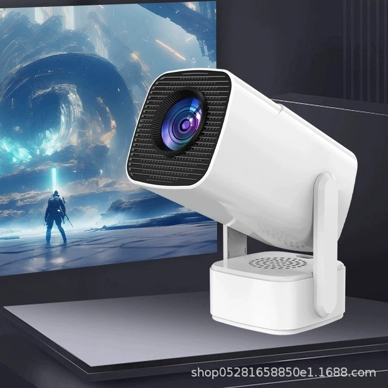 Популярный проектор F800 с разрешением 4K для просмотра фильмов дома, караоке, кемпинга на природе, портативный, с плавной проекцией экрана по Wi-Fi 6