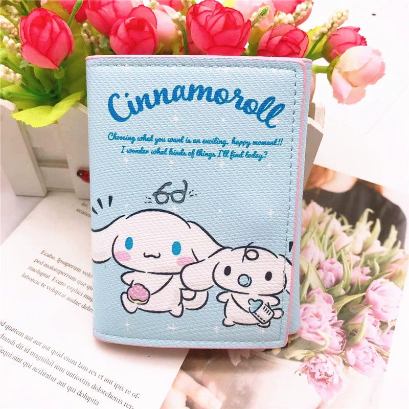 Мультяшный кошелек, короткая сумка из полиуретана для отдыха