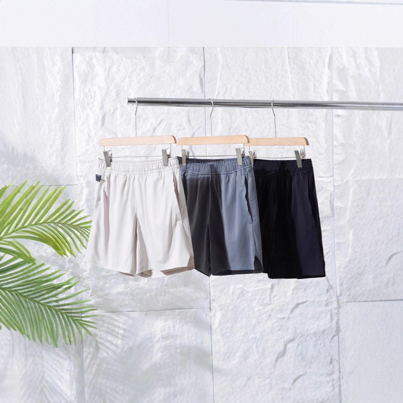 Men's Sports Fitness Outdoor Cross-Country Running 7inch Quick-Drying Shorts Quick-Drying Thin Casual Outer Wear Loose Large Size