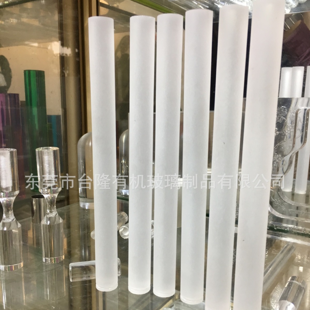有机玻璃棒磨砂加工批量生产厂家镀膜棒磨砂棒压克力棒 亚克力棒