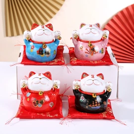 招财猫;陶瓷工艺品