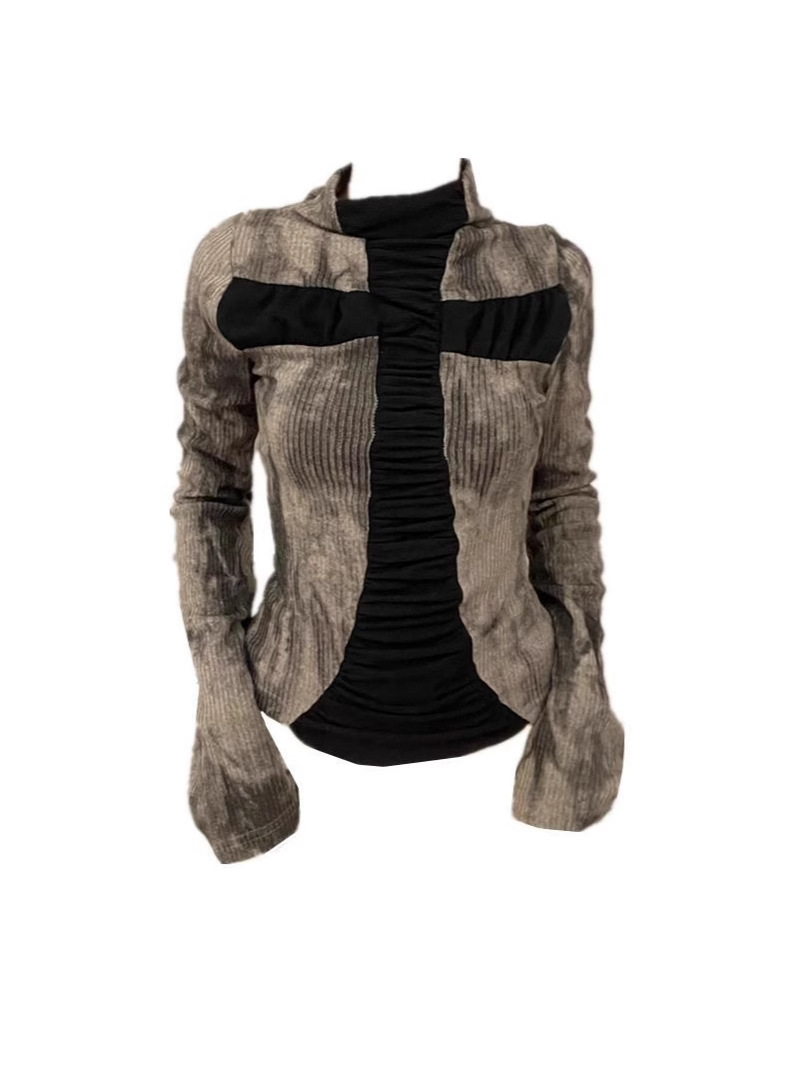 アメリカンクロス修身ギャル長袖tシャツパンク街頭パーカー