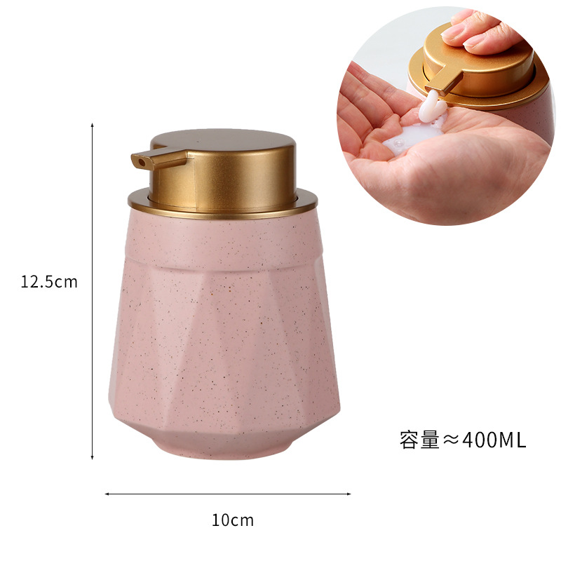 Emulsión cubierta de oro polvo de diamante geométrico