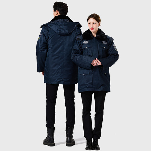 Security cotton coat men's winter thickened multifunctional coat cold-proof overalls duty security uniform winter suit for men