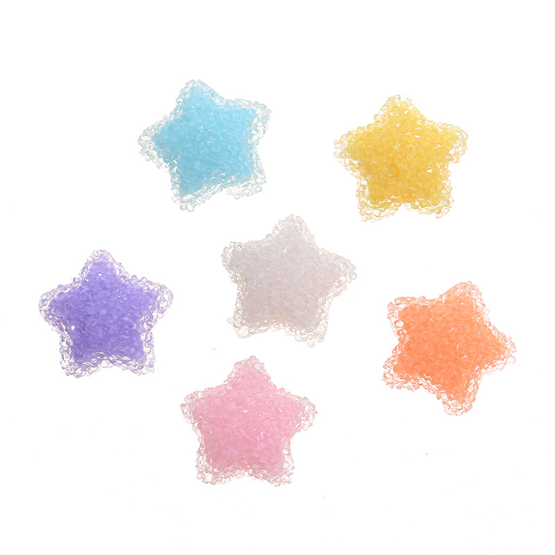 Resin Accessories Simulation Cartoon Soft Candy Accessories DIY Cream Glue Phone Case Hanging Ornaments Hairpin Keychain Pendant